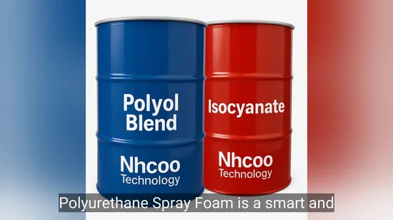 Les matériaux moussants PU de fournisseur chinois mélangent des polyols de polyéther + une utilisation d'isocyanate pour l'emballage